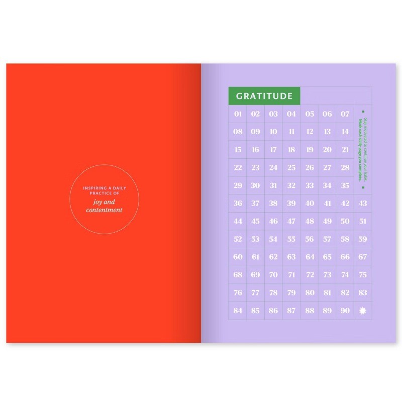 Green Inspired 8.5″x6″ ’90 Days of Gratitude’ Guided Journal 128 Pages