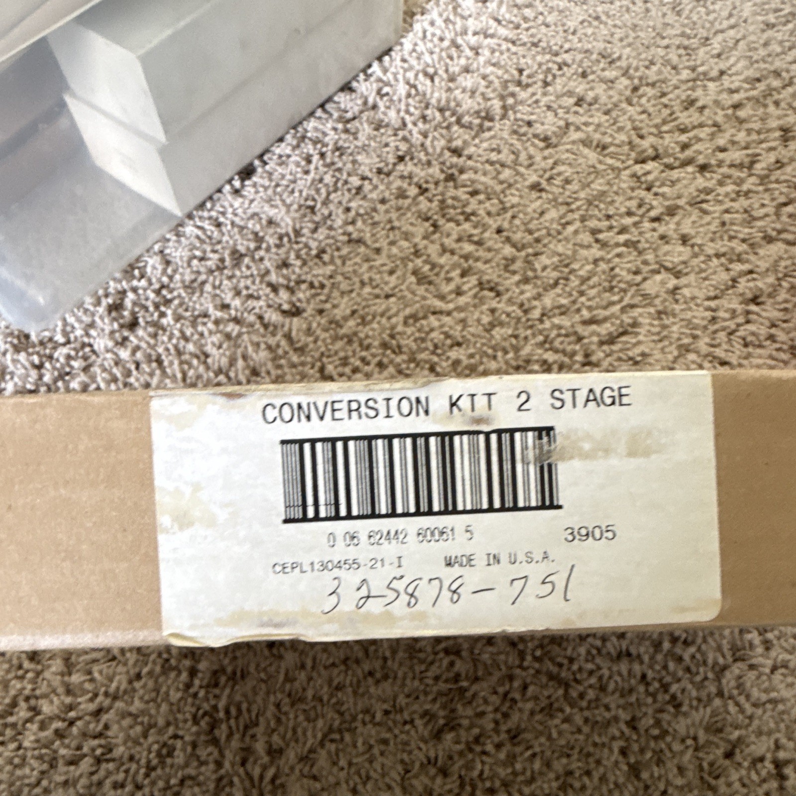 2 Stage Conversion Kit for White-Rodgers Central Furnace MPN 325878-751