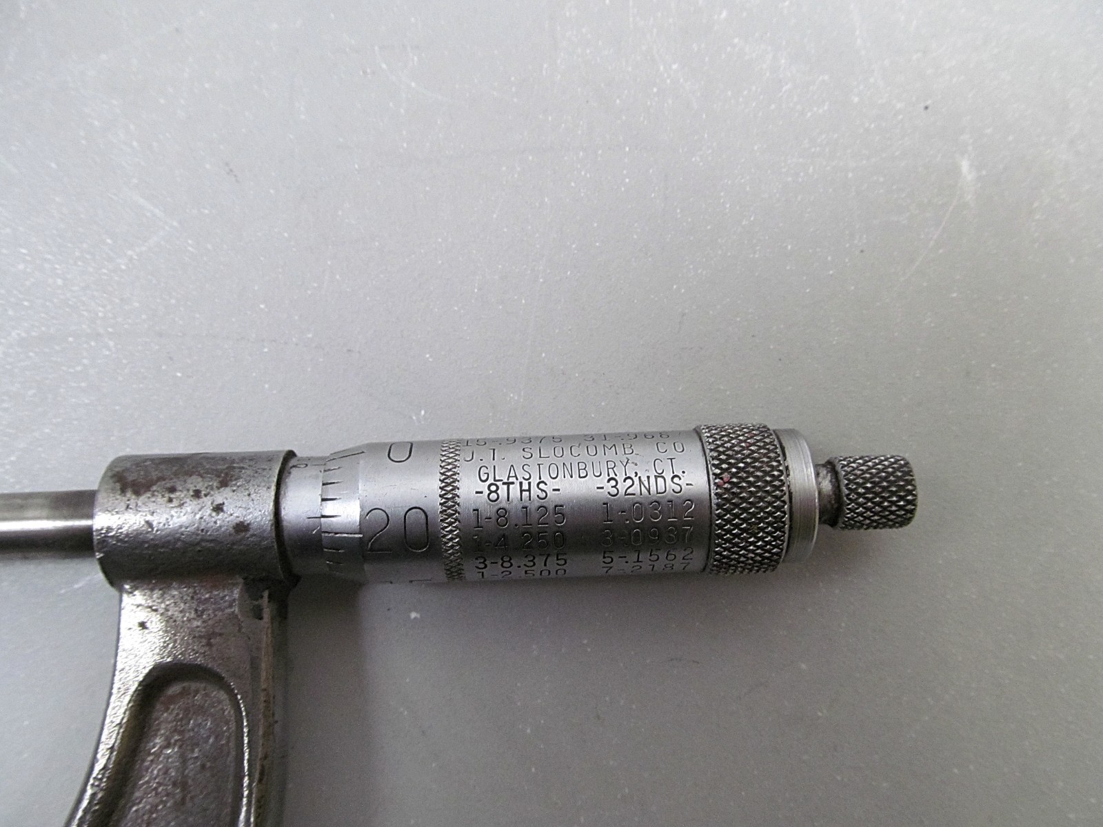 J.T. Slocomb Co. 2″-3″ Outside Micrometer Analog Providence RI USA