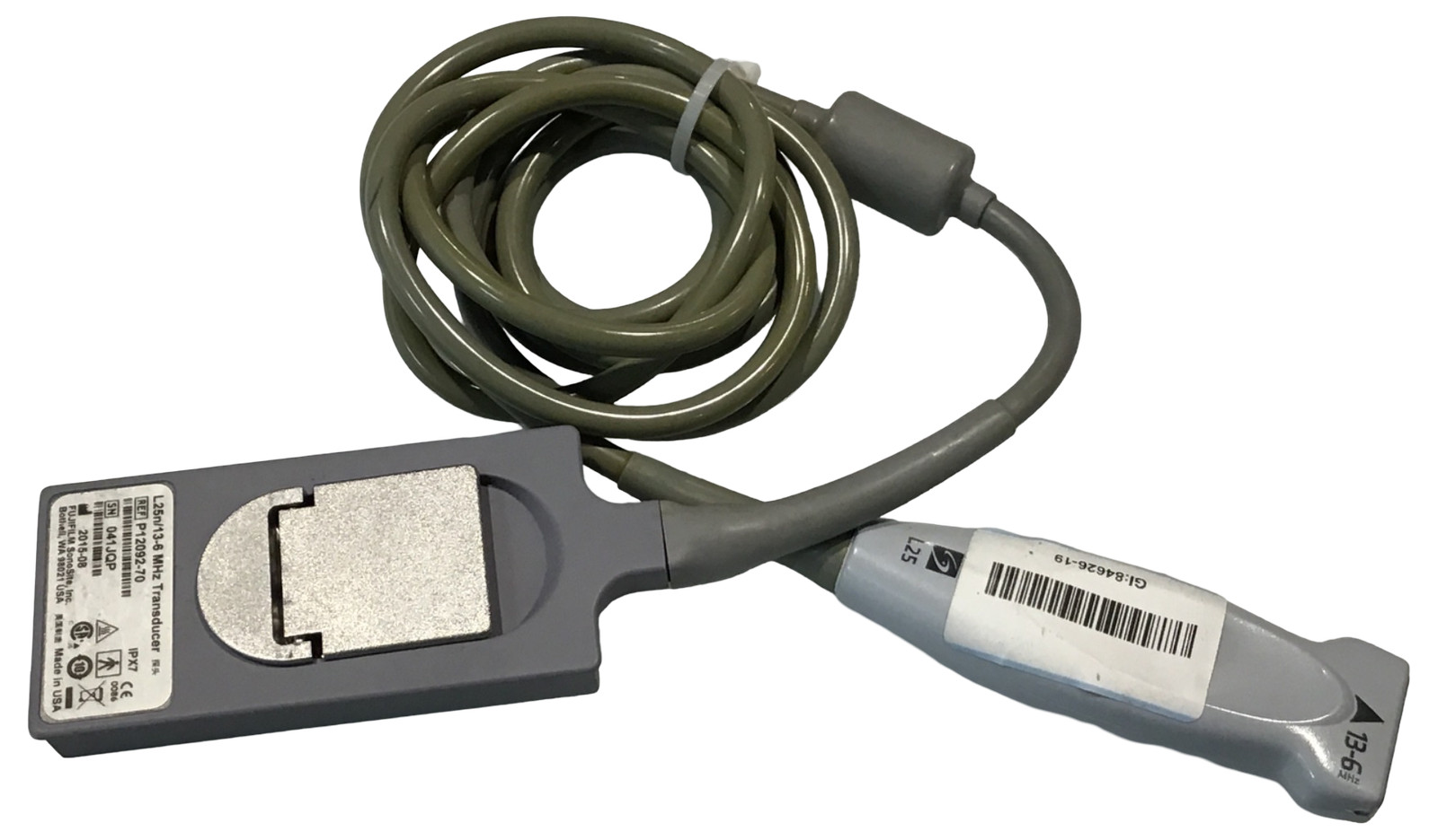 SONOSITE L25N 13-6 MHZ P12092-70 PROBE TESTED