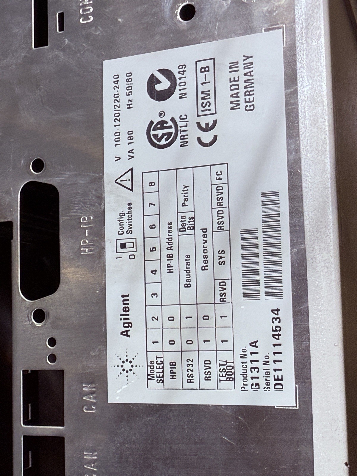 Agilent Technologies G1311A 1100 Series Quaternary Pump