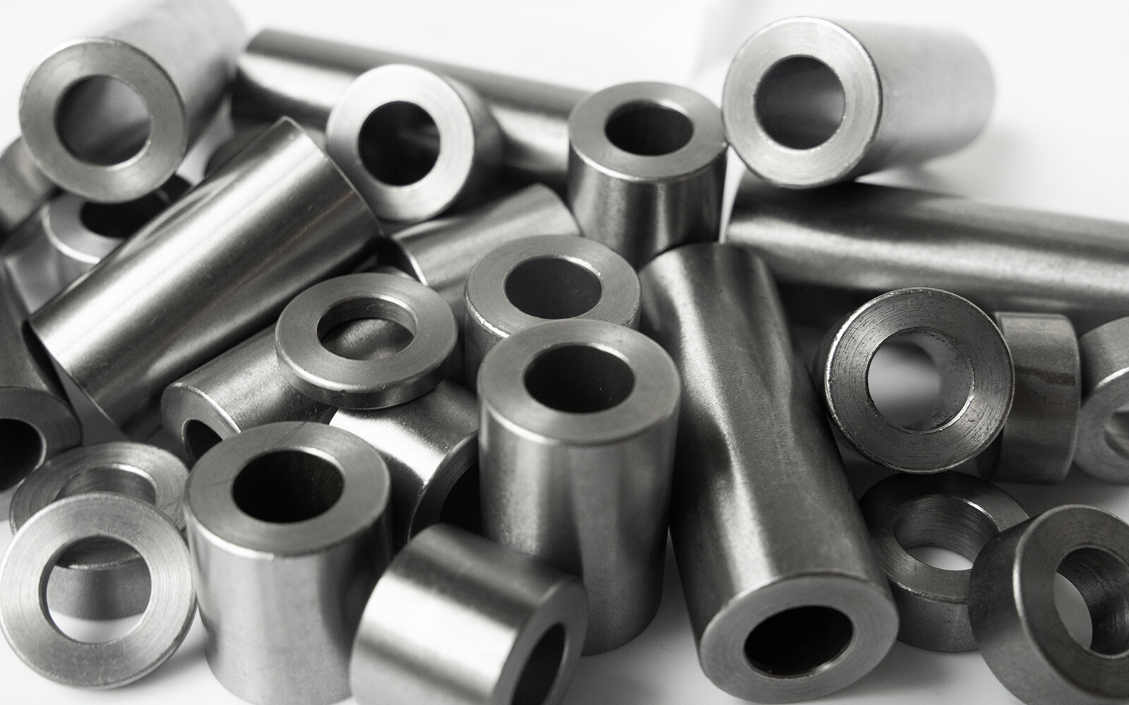 New Mild Steel Spacer Bushing 1/2″ OD x 1/4″ ID–Fits M6 or 1/4″ Bolts