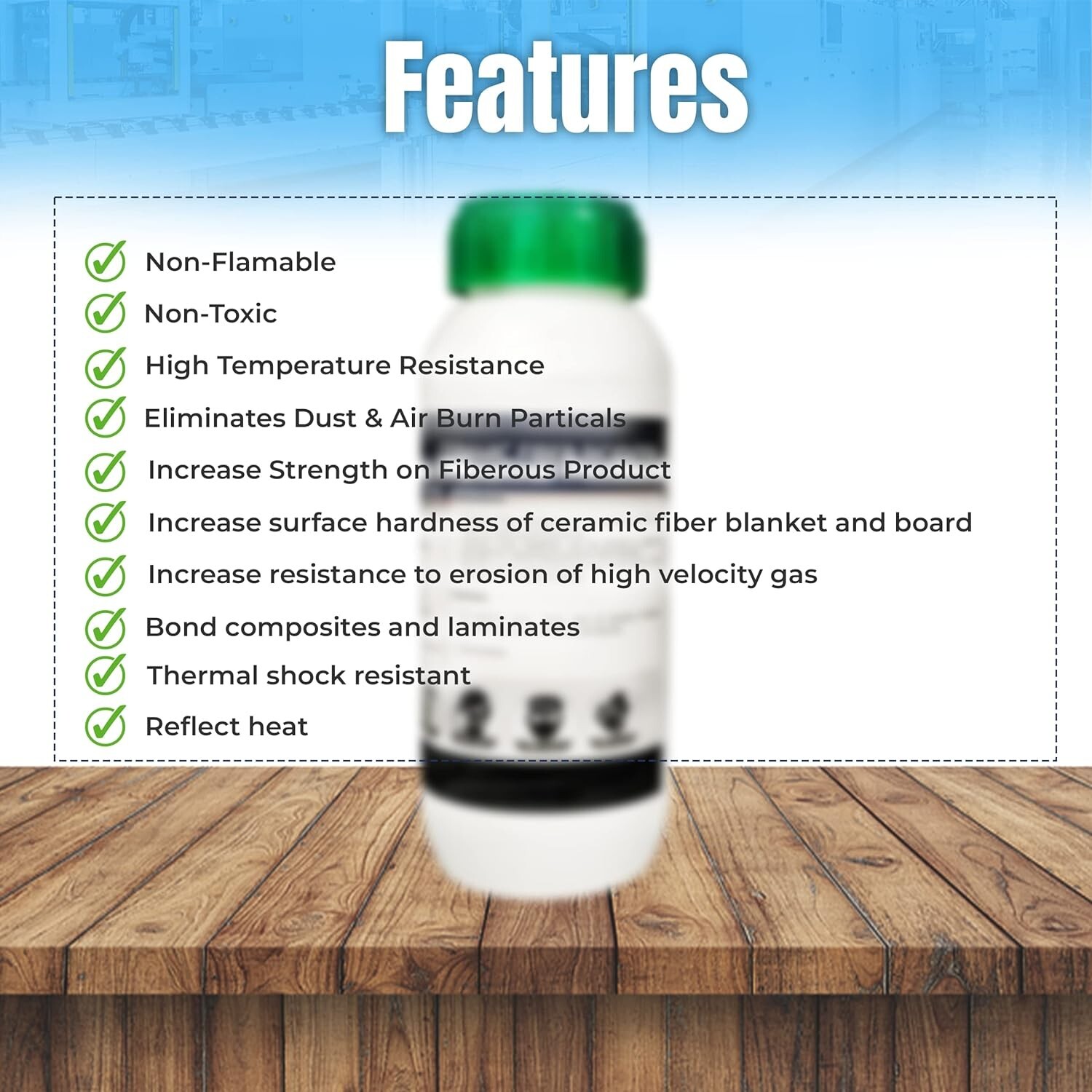 Rigidizer for Ceramic Fiber Coating – 2300F Rated – 16 Oz Rigidizer