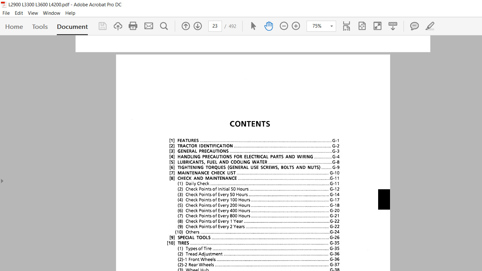 Kubota L2900 L3300 L3600 L4200 Tractor Service Repair Manual On USB