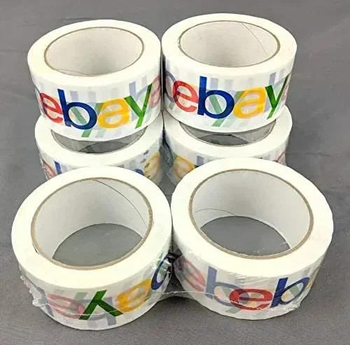 EBAY 2″ x 75 yds Official eBay Branded Packaging Packing Package Carton Tape