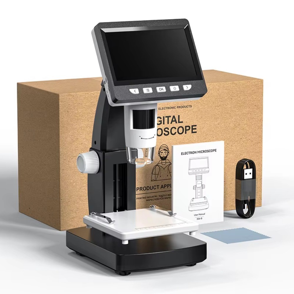 New 4.3 Inch LCD Digital Microscope 1000X HD Magnifier for Circuit Repair