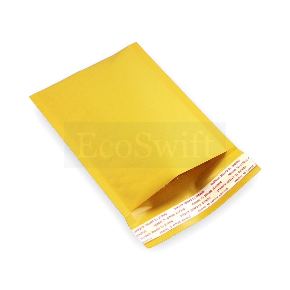 1-18000 #000 4×8 “EcoSwift” Small Kraft Bubble Mailer Padded Envelope Bags 4 x 8