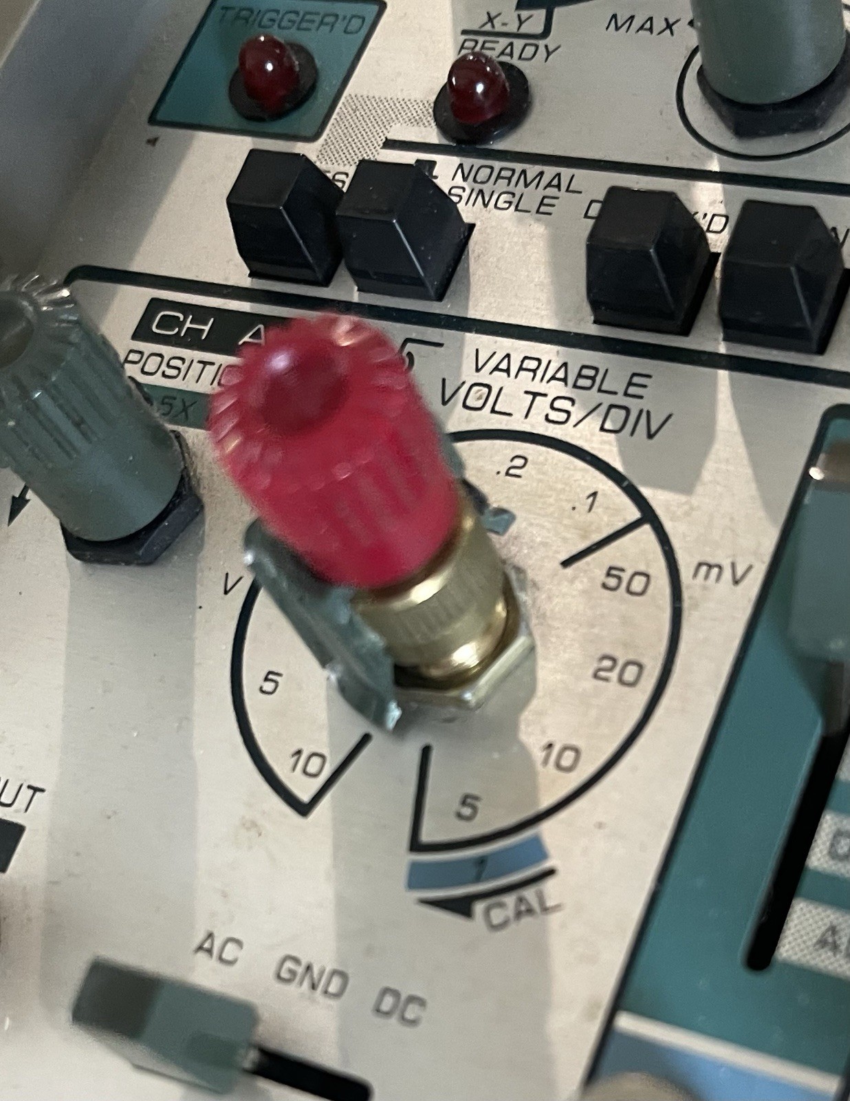 Vintage RAMSEY 3500 Oscilloscope *Powers On ?? Made in Korea
