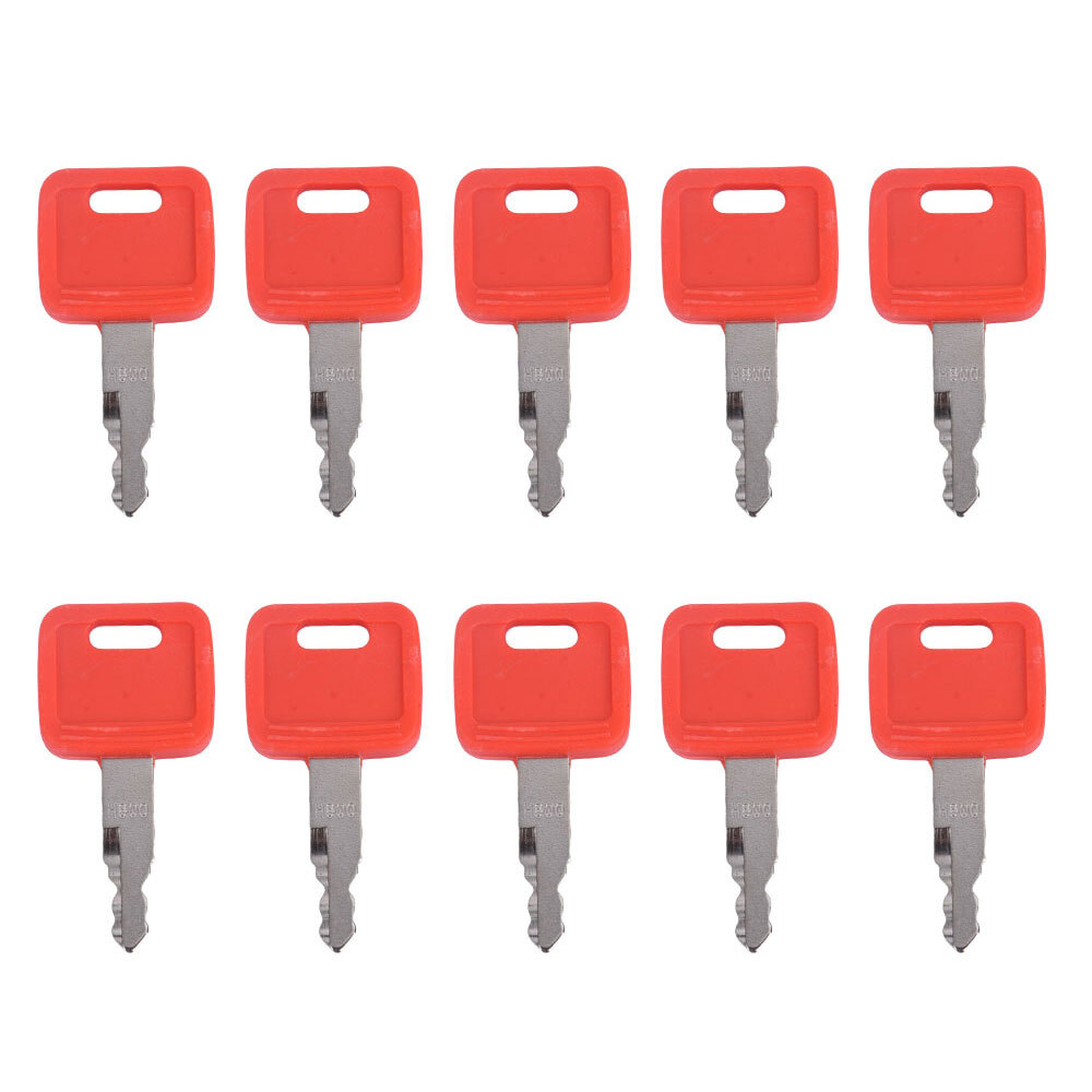 10 Pack Ignition Key For Hitachi John Deere Zex Excavator Heavy Equipment