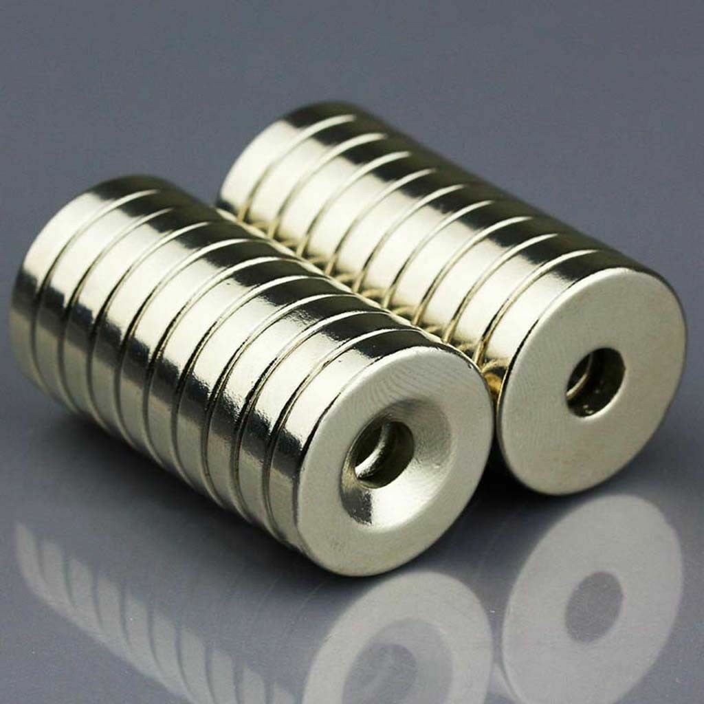N35 Countersunk Ring Round Disc Strong Magnets Rare Earth Neodymium Hole