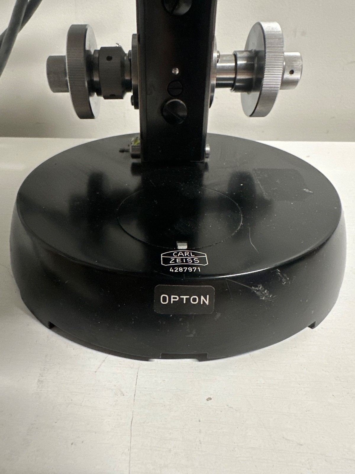 vintage Carl Zeiss (Opton) compound microscope