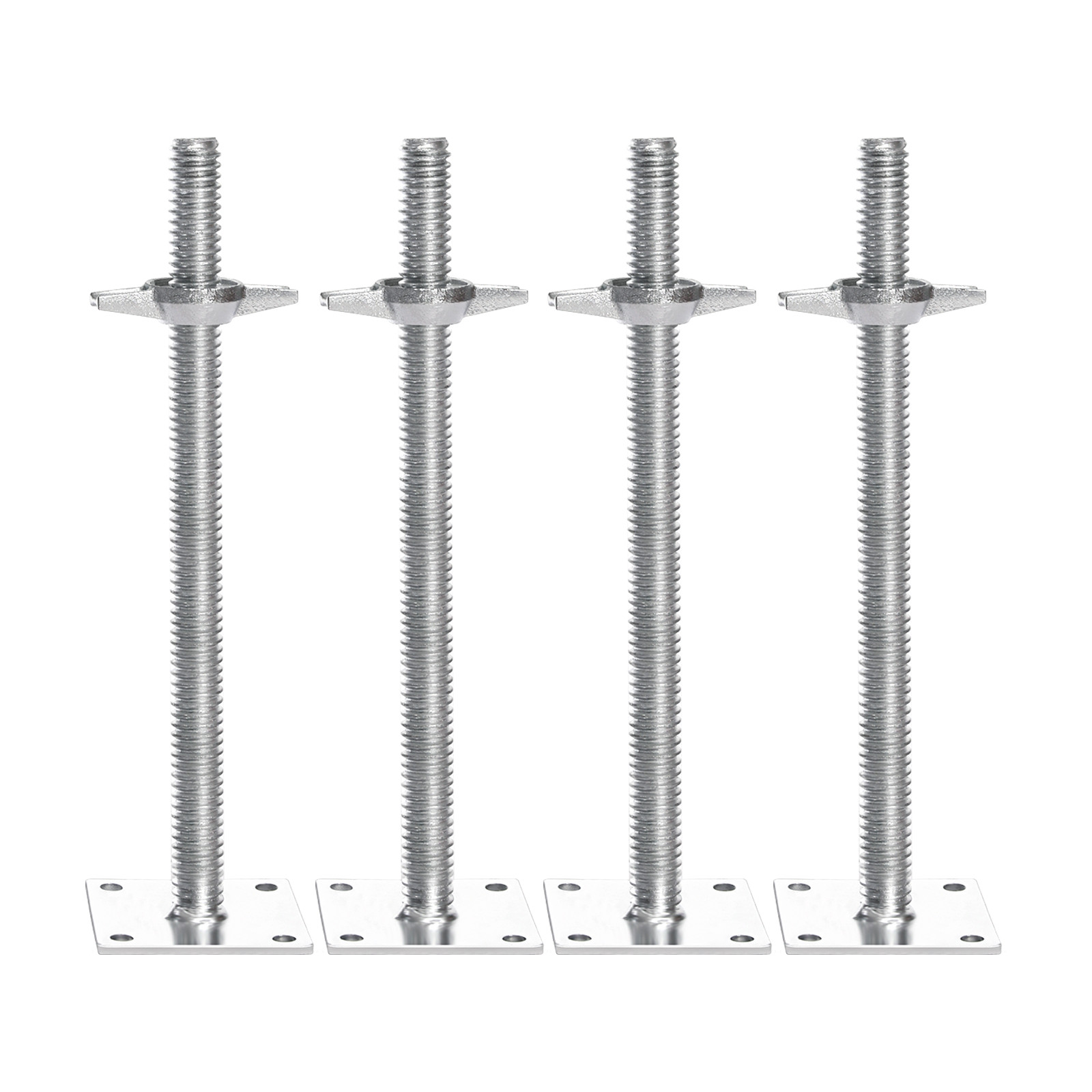 4-Pack Adjustable Leveling Jacks Solid Screw for Baker-Style Scaffolding