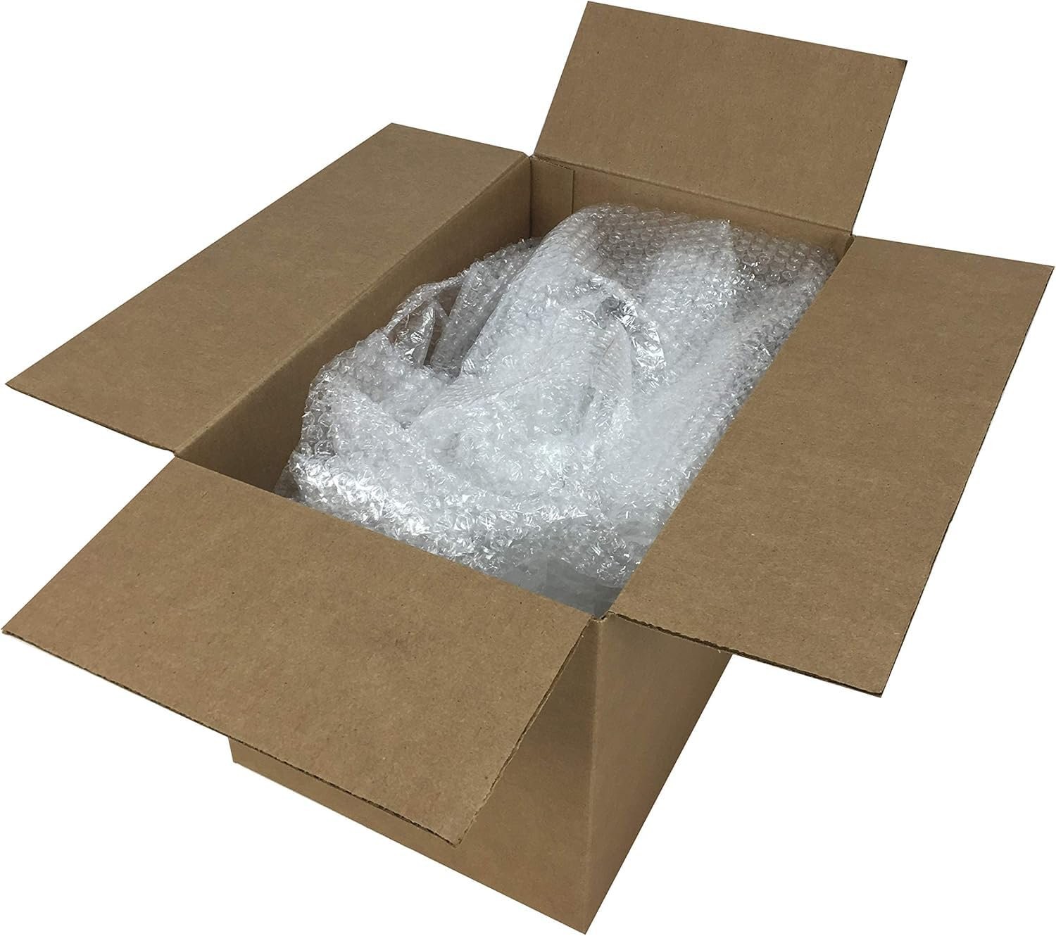 SupplyHut Small 3/16 inch Thick Bubble Wrap Roll 12 inch Wide Perforated