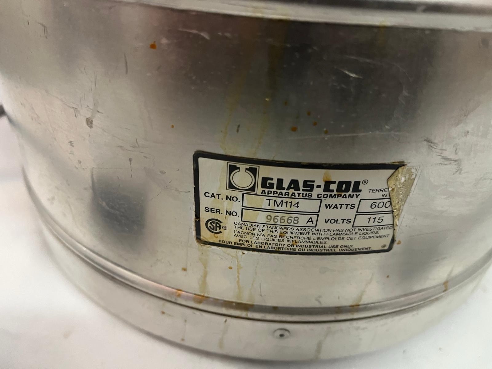 Glas-Col TM114 Heating Mantle 5L 60 DAYS WARRANTY