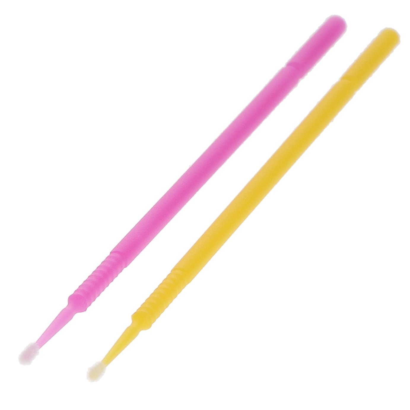 House Brand Dentistry 101318 Micro-Brush Applicators Fine Yellow & Pink 4 x 100P