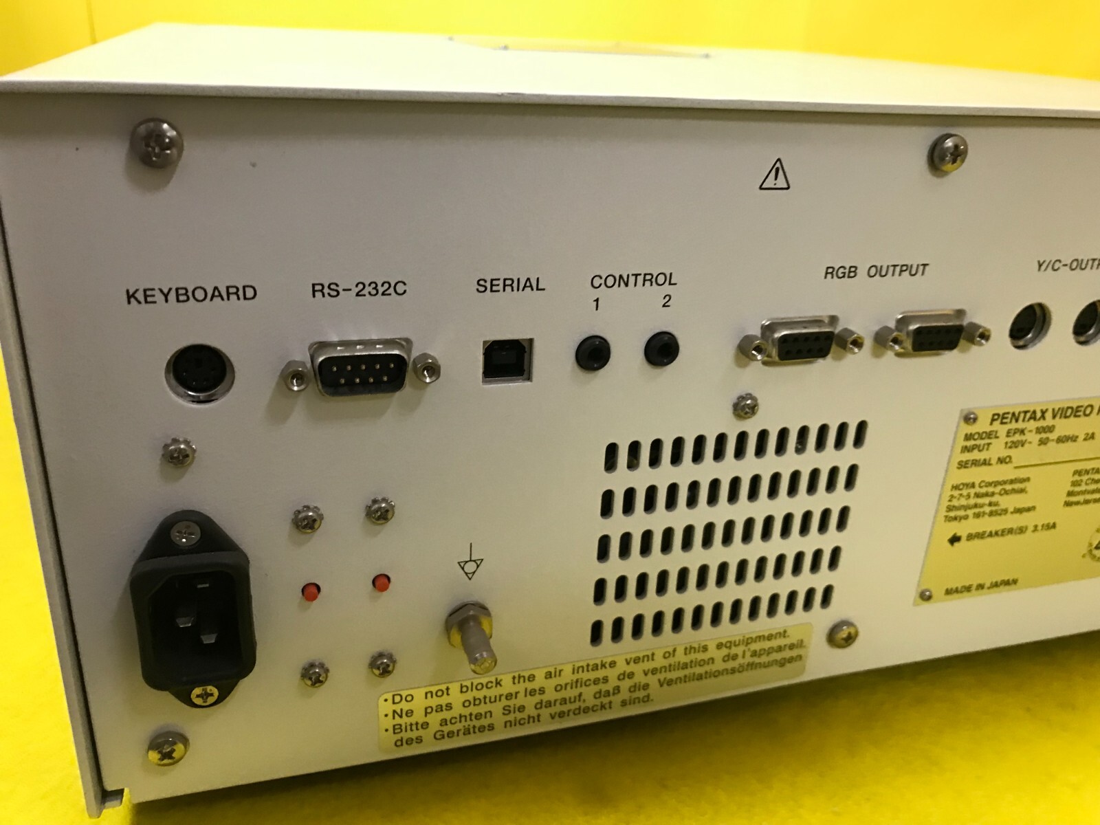 Pentax EPK-1000 Video Processor Endoscope