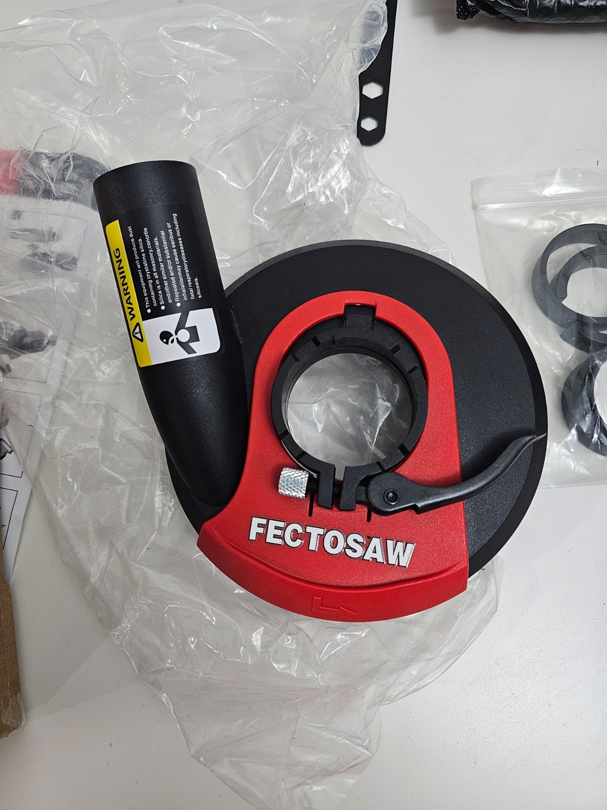 Dust Shroud for Angle Grinder with Diamond Grinding Cup Wheel, 4.5–5 Inch & 7…