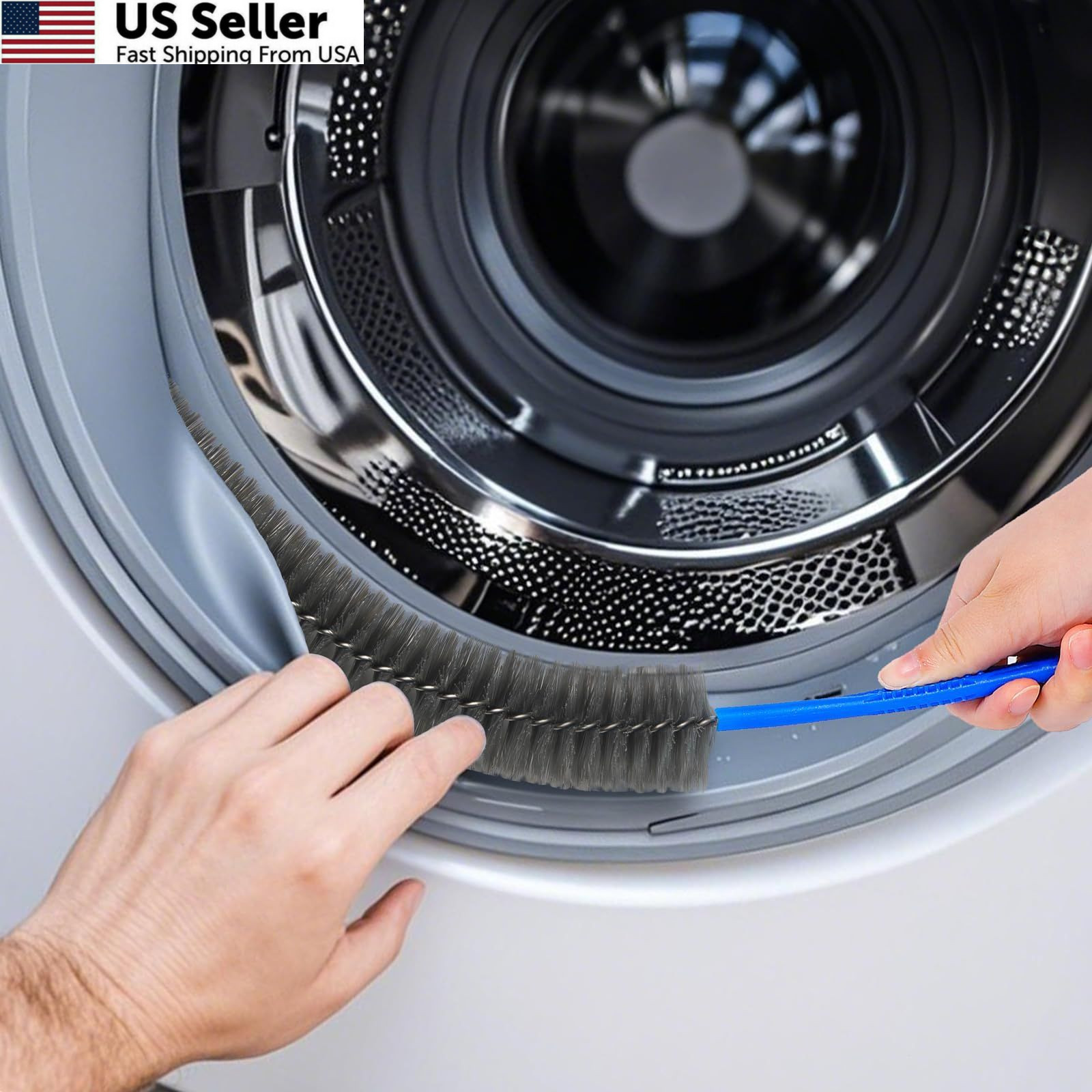 Refrigerator Coil Cleaning Brush，Sewer Set Brush Clog Remover,for Grizzly