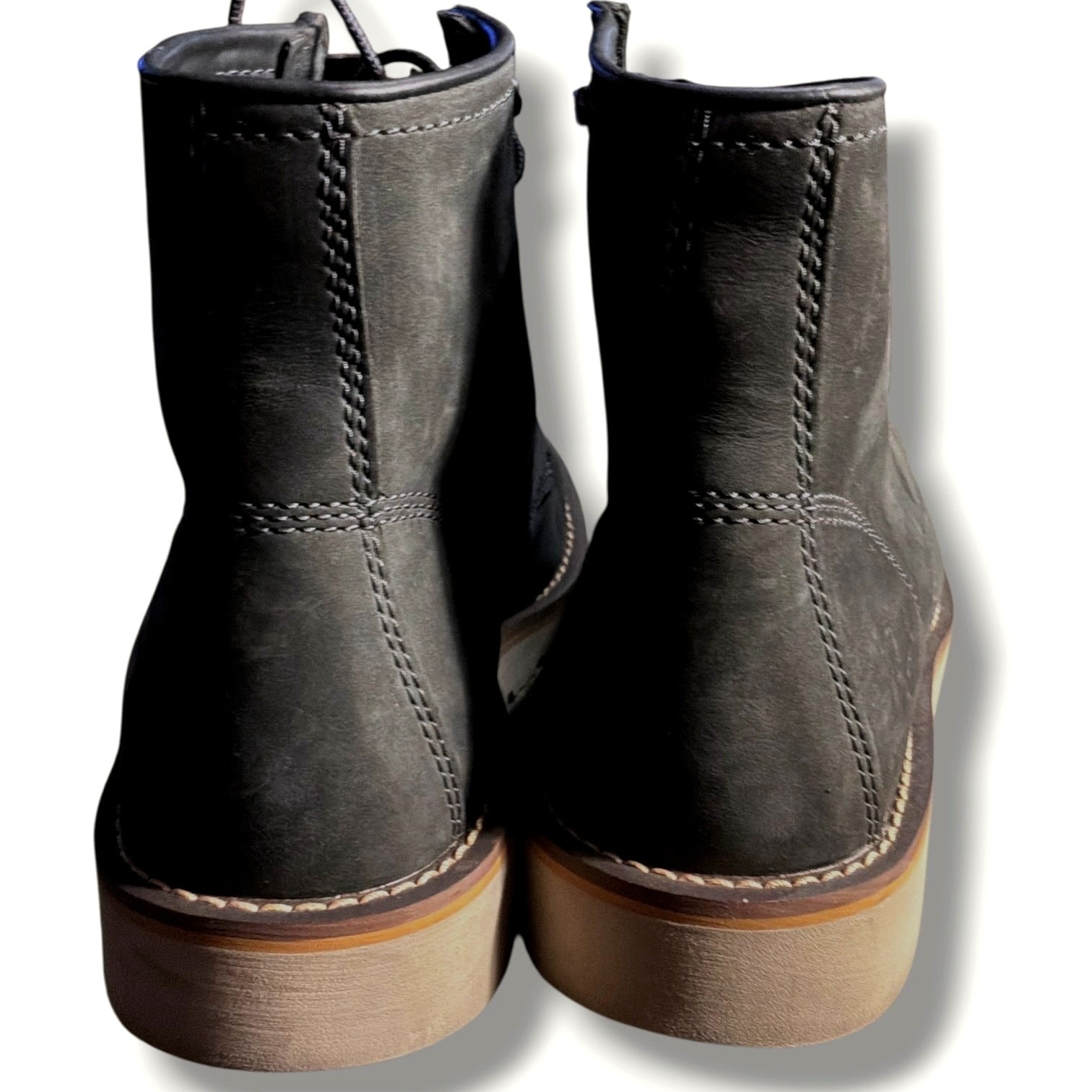 Women’s 8M Carhartt 6″ Soft Moc Toe Wedge Boot, Dark Grey Leather Safety Boots