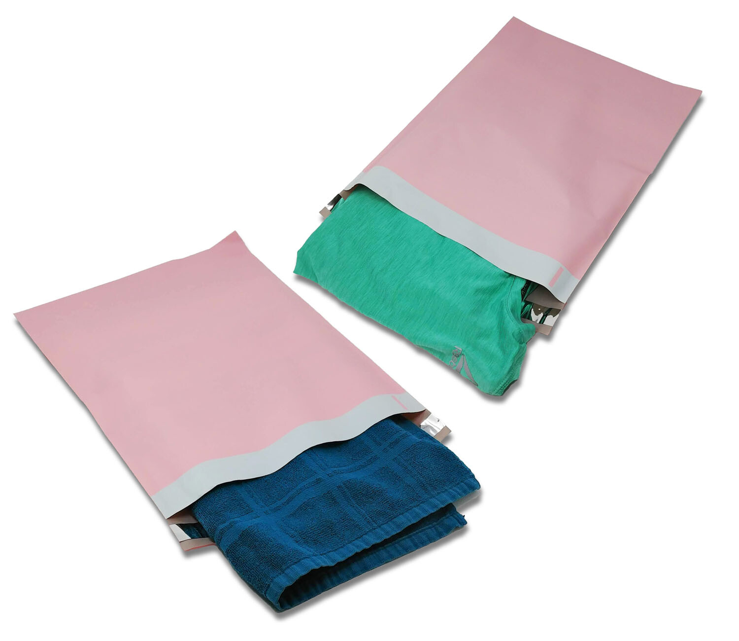 12×15 Pastel Pink &Teal Poly Mailers, HOT! NEW Designer Shipping Mailing Bags!