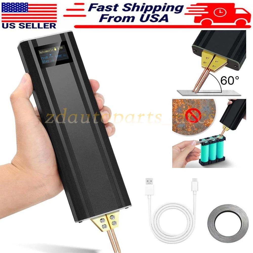 Battery Spot Welder 5000mAh Battery Portable Led Spot Welder for 18650 26650