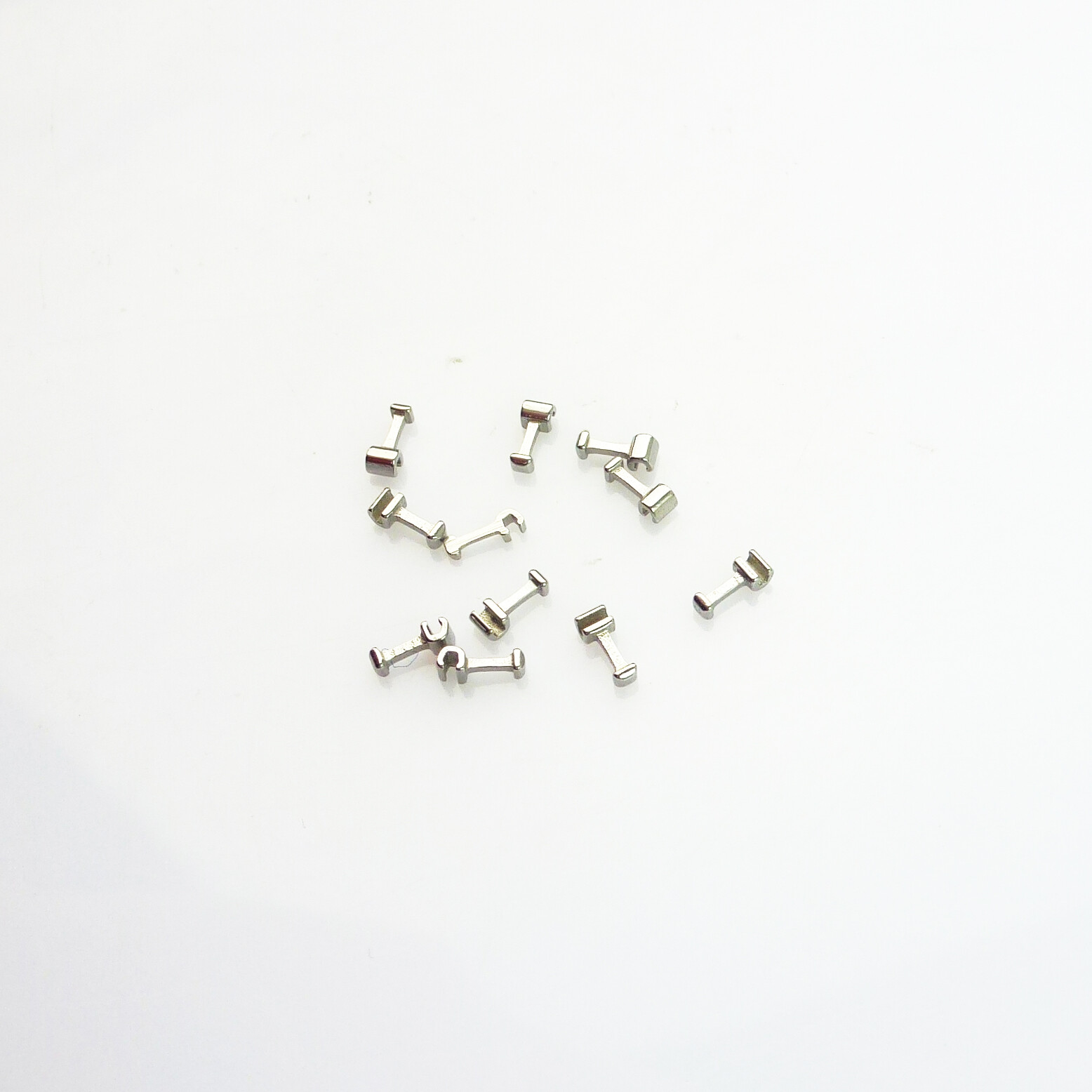 10 Pcs Dental Orthodontic Crimpable Hook Long/Medium/Short/Stop Stainless Steel