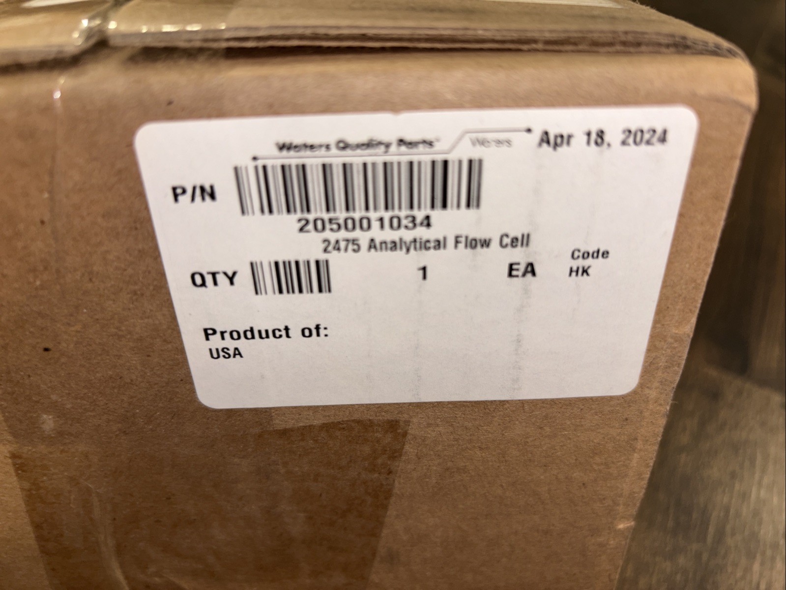 Waters – 2475 Analytical Flow Cell – PN – 205001034