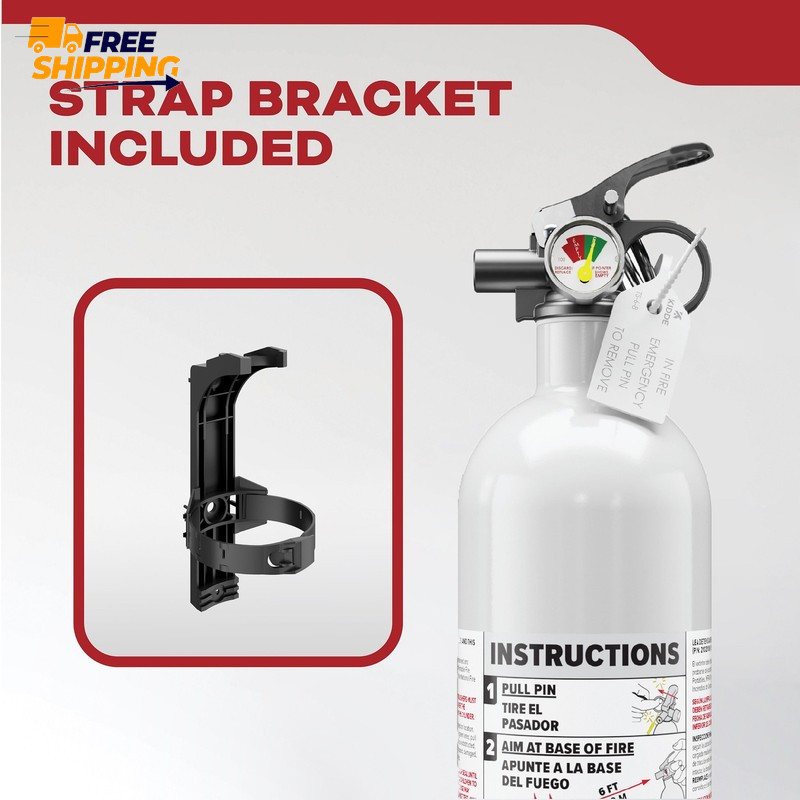 Fire Extinguisher for Vehicles, Cars, Single Use 5BC