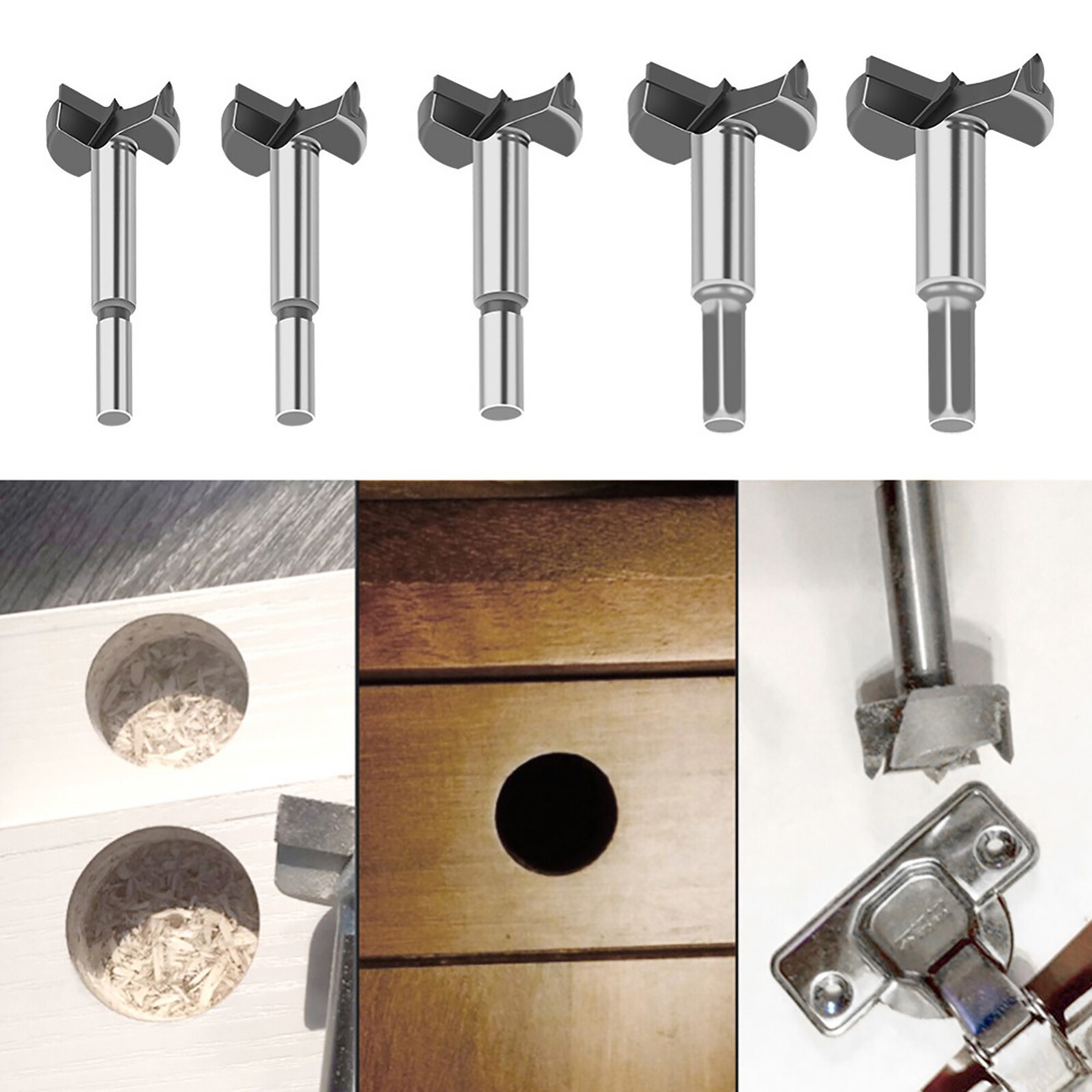 15mm – 100mm Forstner Woodworking Drill Bit Boring Hole Saw Cutter Wood Tools