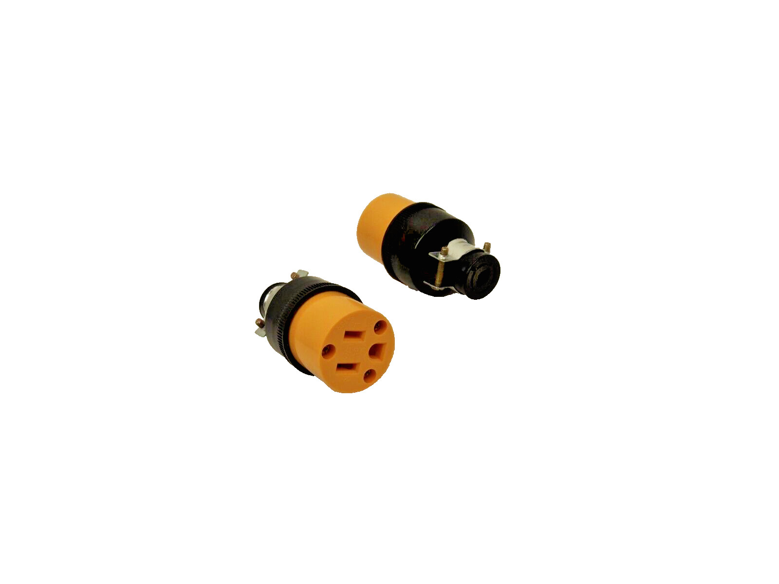 4 Set (8pcs) Female Male 3 Prong Replacement Electrical Plug HD Extension Cord