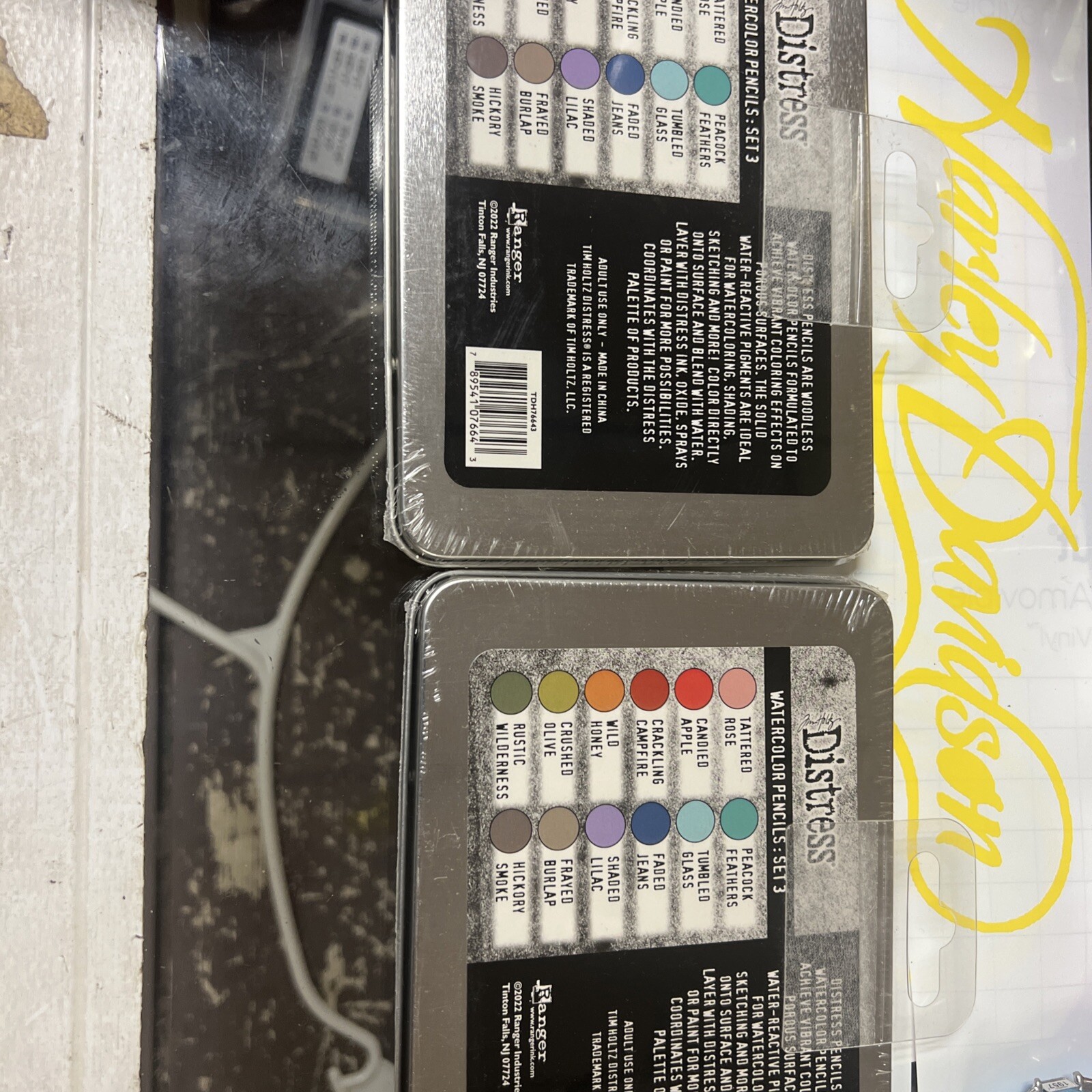Ranger Tim Holtz Distress Watercolor Pencils 12/Pkg-Set 3 (TDH76643) getting two
