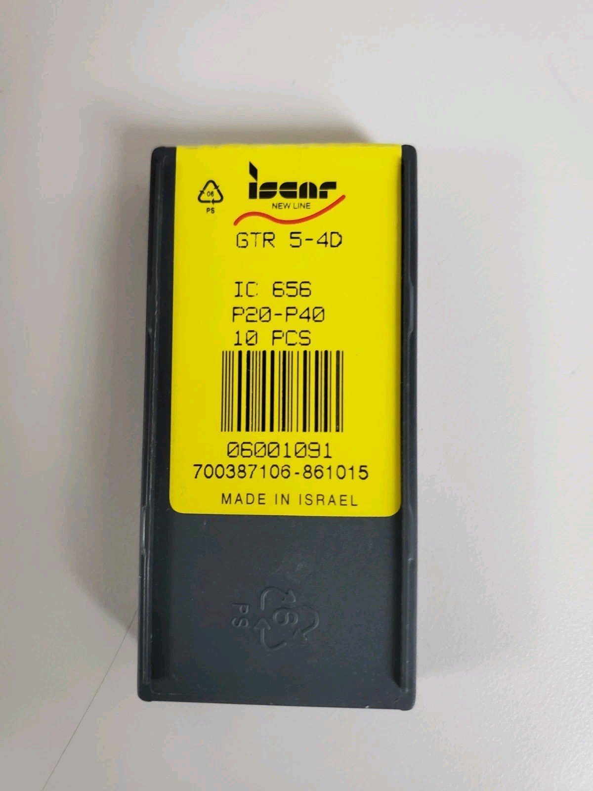10PCS {1/PACK} ISCAR GTR 5-4D IC656 CARBIDE INSERTS