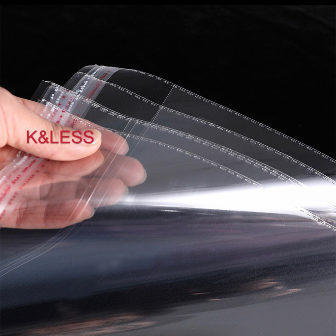 Tape Poly Clear Plastic Bags Self Adhesive T-Shirt Apparel Resealable with Tape