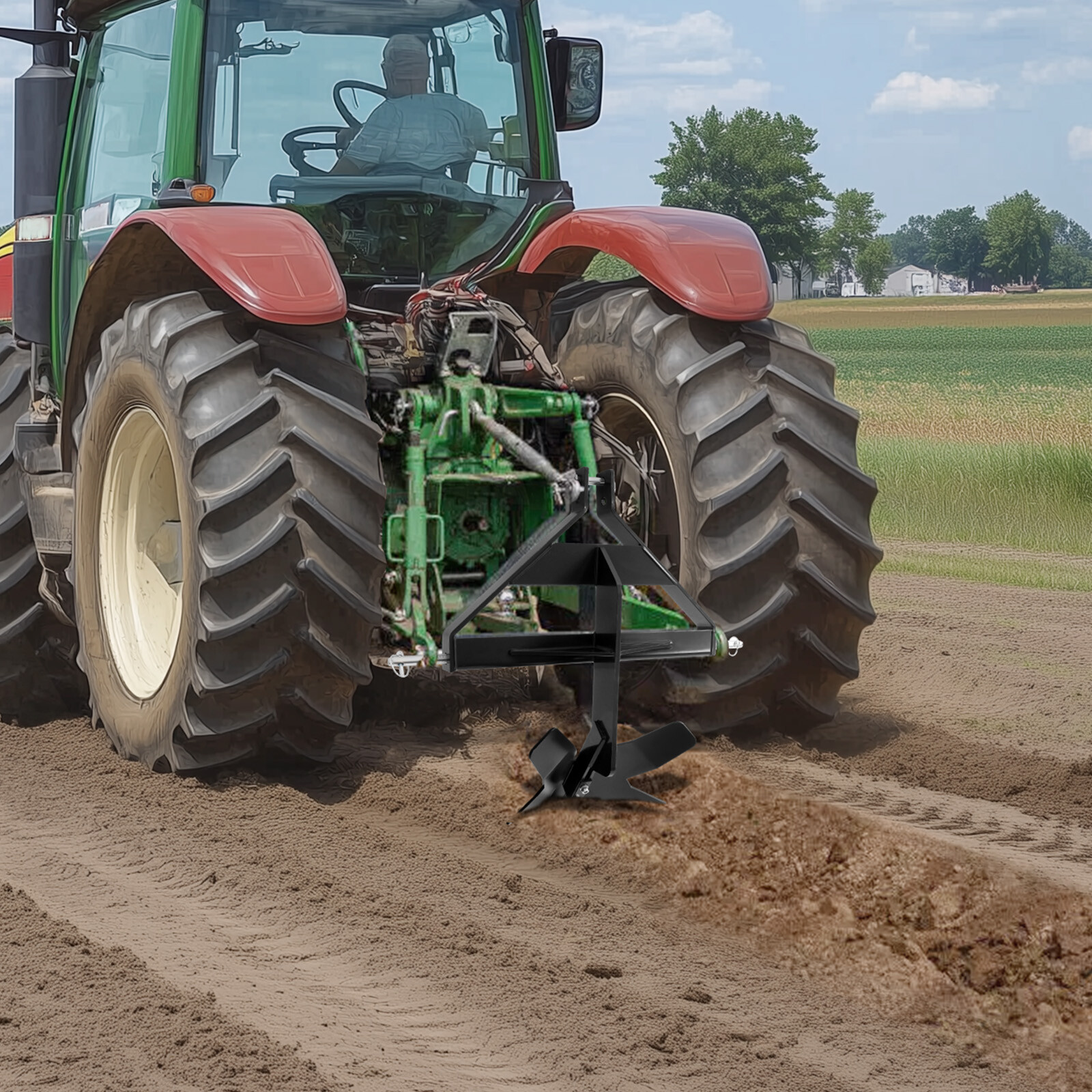 Steel Middle Buster Heavy Duty For Category 1 3 Point Quick Hitch Tractors Plow