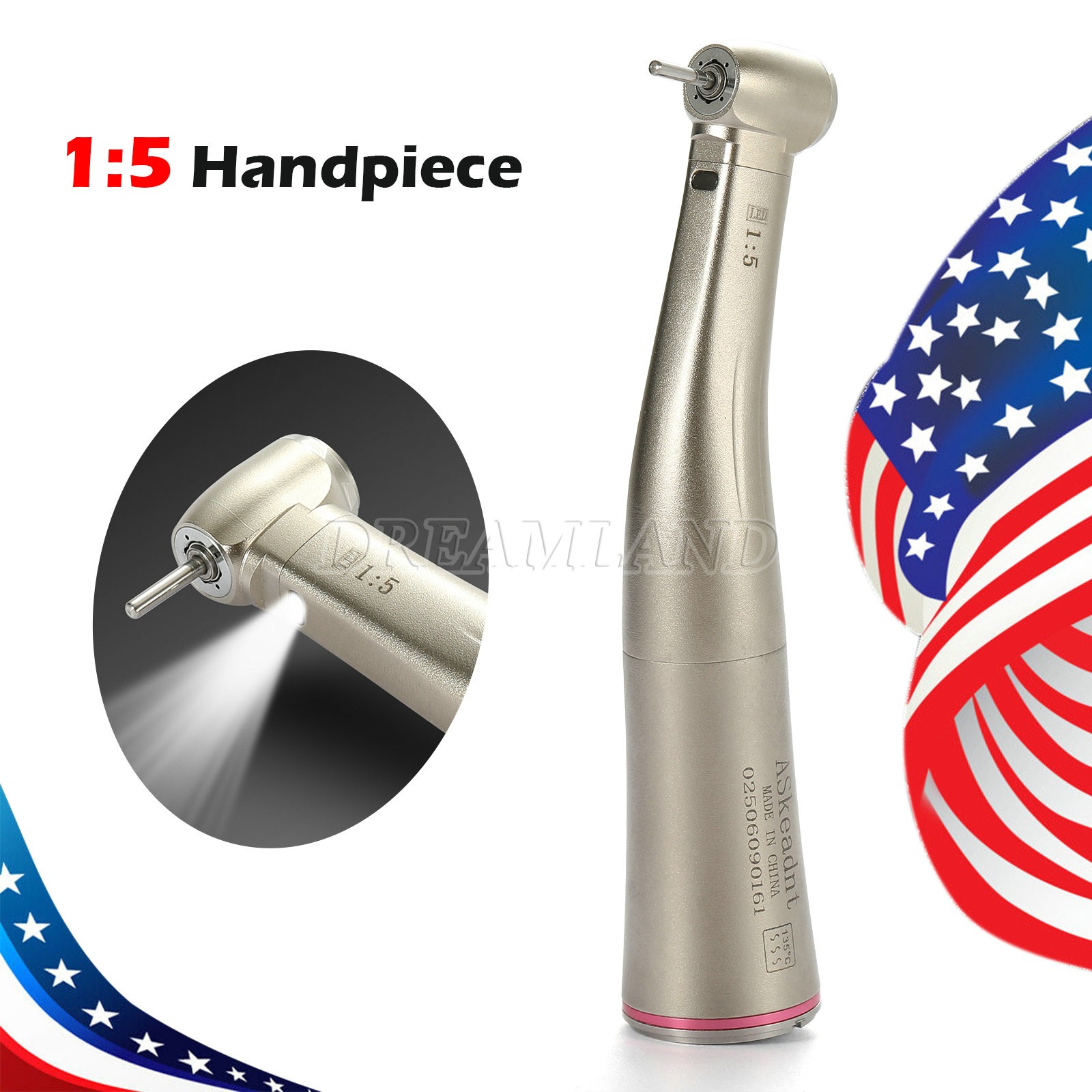 KaVo Style Dental High Speed Handpiece Push Button with 4Holes Quick Coupler GB4
