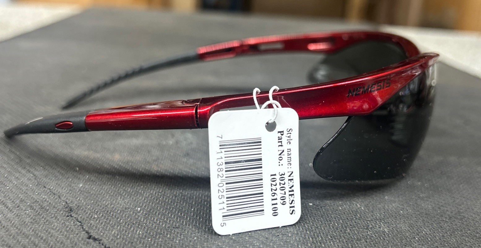Jackson Safety Nemesis Inferno #3020709 Red Frame/Smoke Lens -SEALED