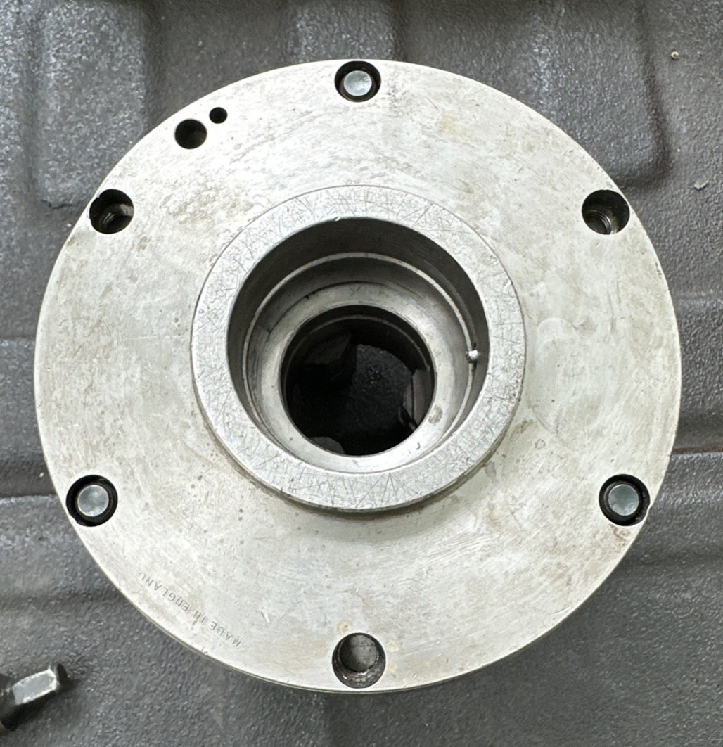 Hardinge Taper 6-1/4″ Bison 3 Jaw (2pc) Metal Lathe Chuck Poland Adjustru