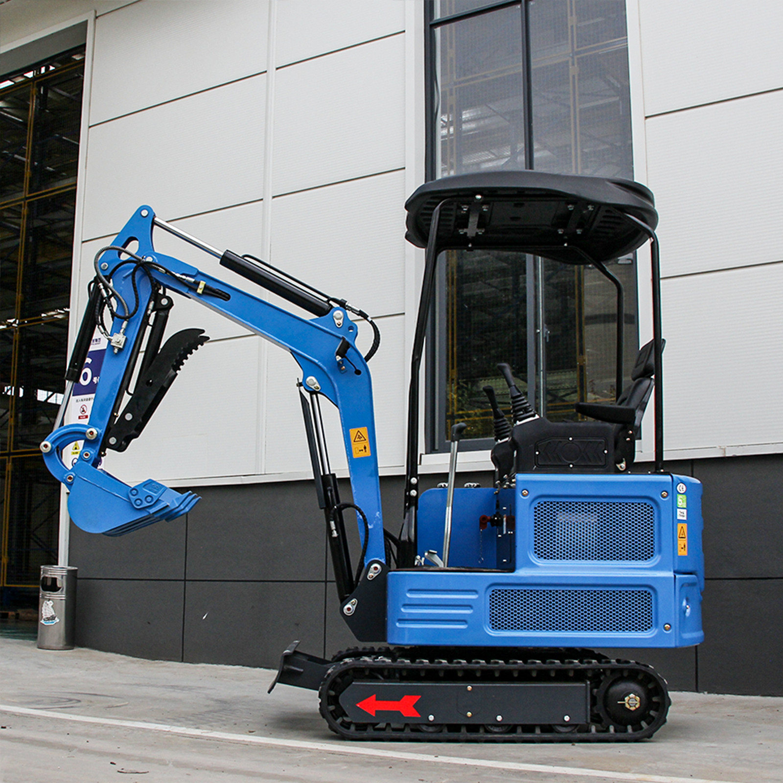 1.8 Ton Mini Excavator 4000lbs KUBOTA Twin Cylinder Diesel Engine Crawler Digger
