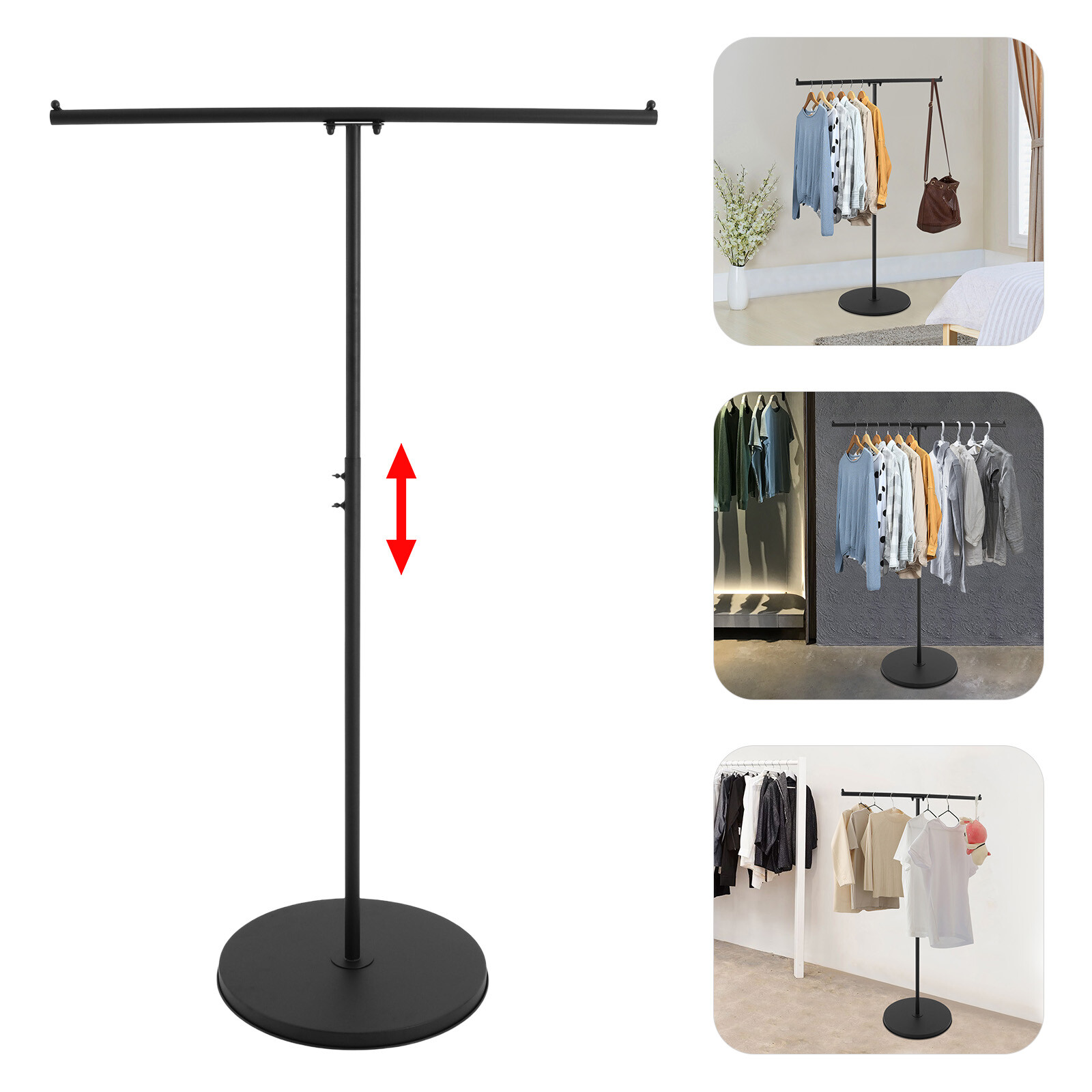 Clothes Rack, Clothing Display Rack, Floor-standing Garment Display Rack