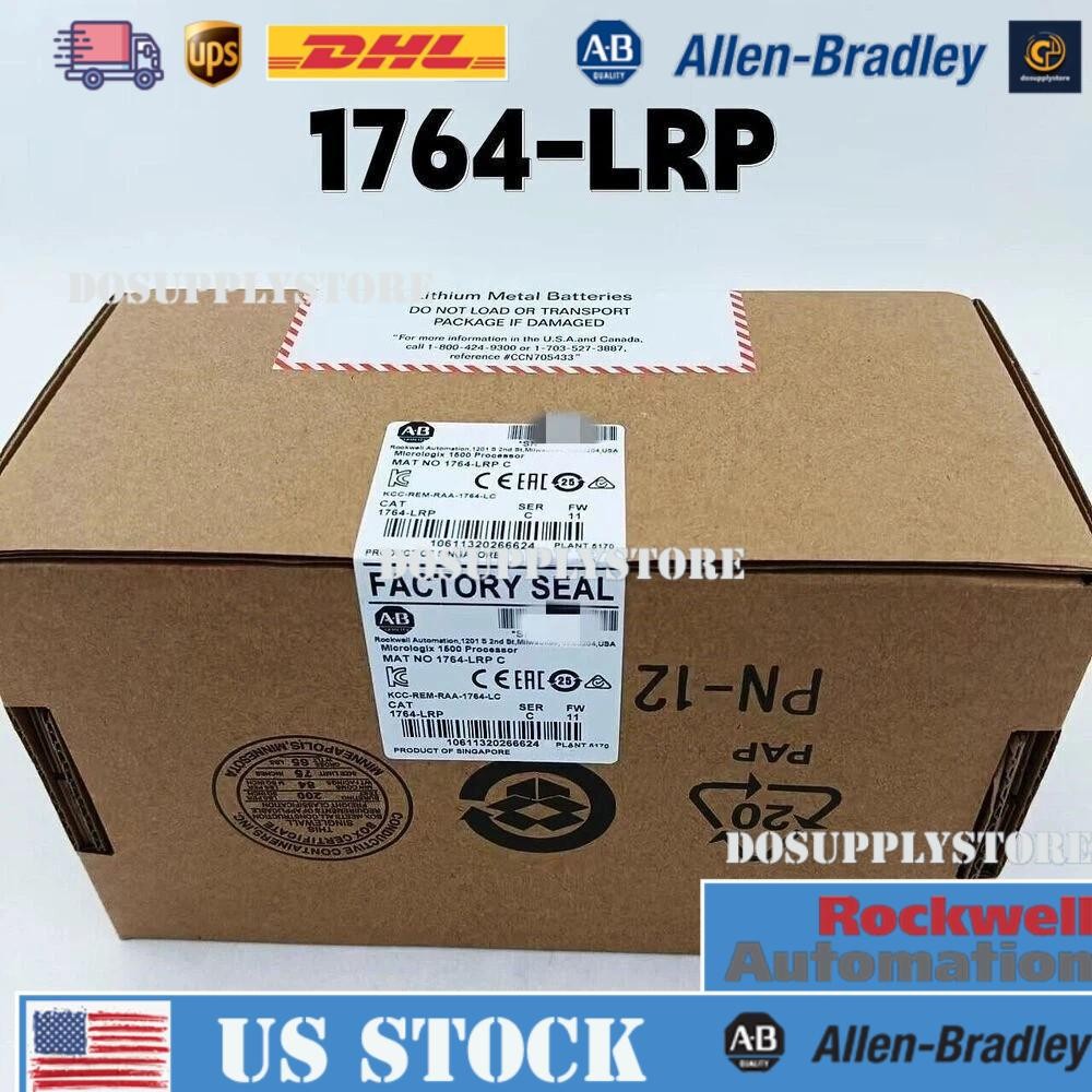 New Factory Sealed AB 1764-LRP SER C MicroLogix 1500 Processor Module 1764LRP