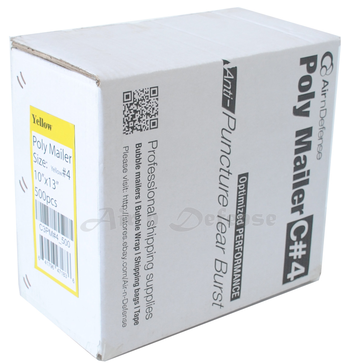 10 x 13″ Poly Mailers 2.5 MIL AirnDefense Pink Red Light Green Blue Yellow