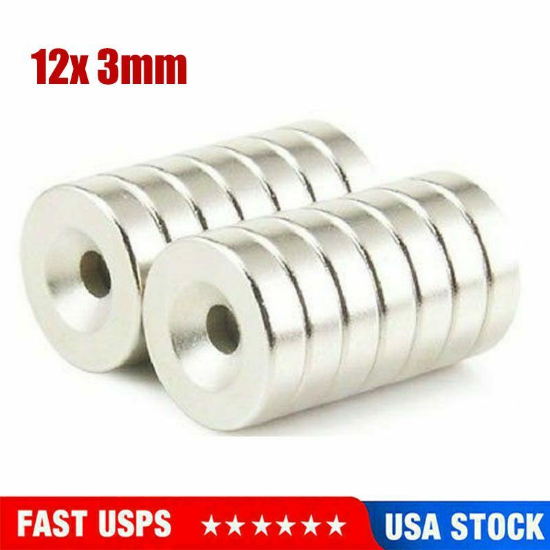 N35 Countersunk Ring Round Disc Strong Magnets Rare Earth Neodymium Hole