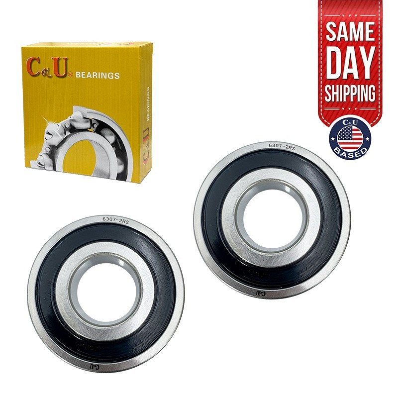 2PCS 6307-2RS Bearing 35×80×21mm Double Sealed