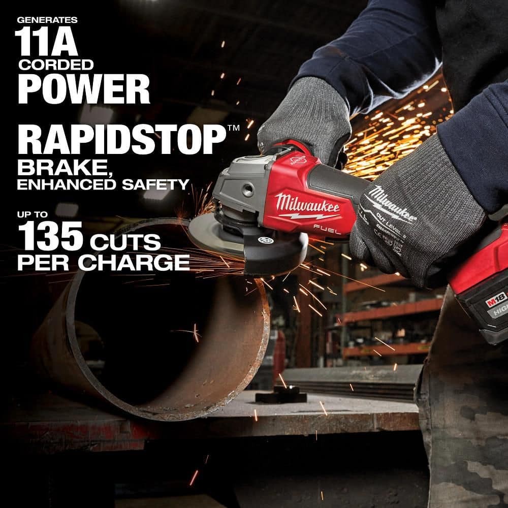 Milwaukee M18 FUEL 18V Lithium-Ion Brushless Cordless Kit w/ 2x 5.0 Ah Batteries