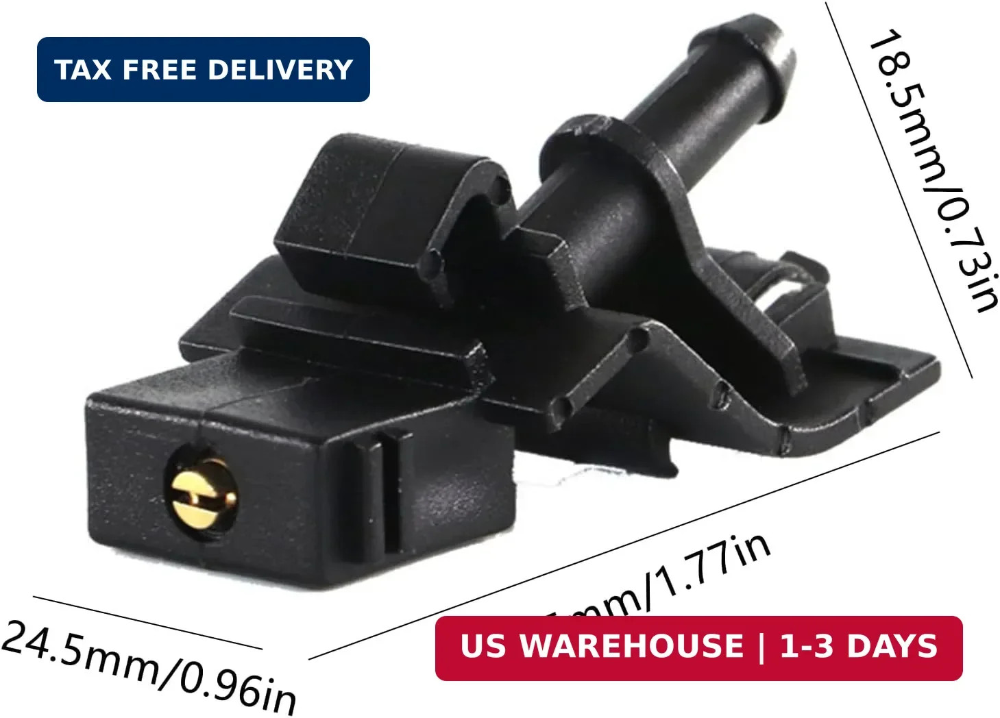 2PCS Adjustable Front Windshield Washer Nozzles Kit – Compatible with Toyota Hig