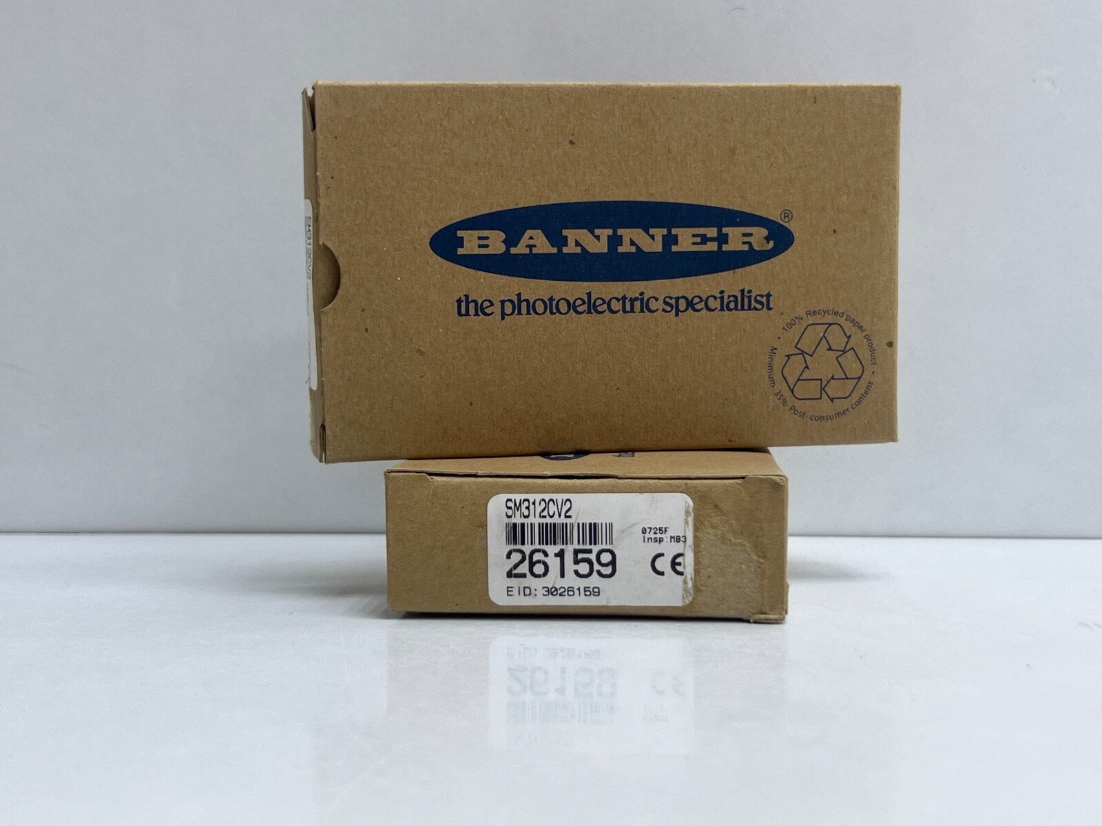 (LOT 2 PCS) BANNER SM312CV2 SENSOR