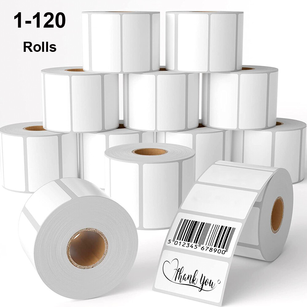 1000/Roll 2.25″x1.25″ Direct Thermal Labels Adhesive SKU Label for Zebra Amazon
