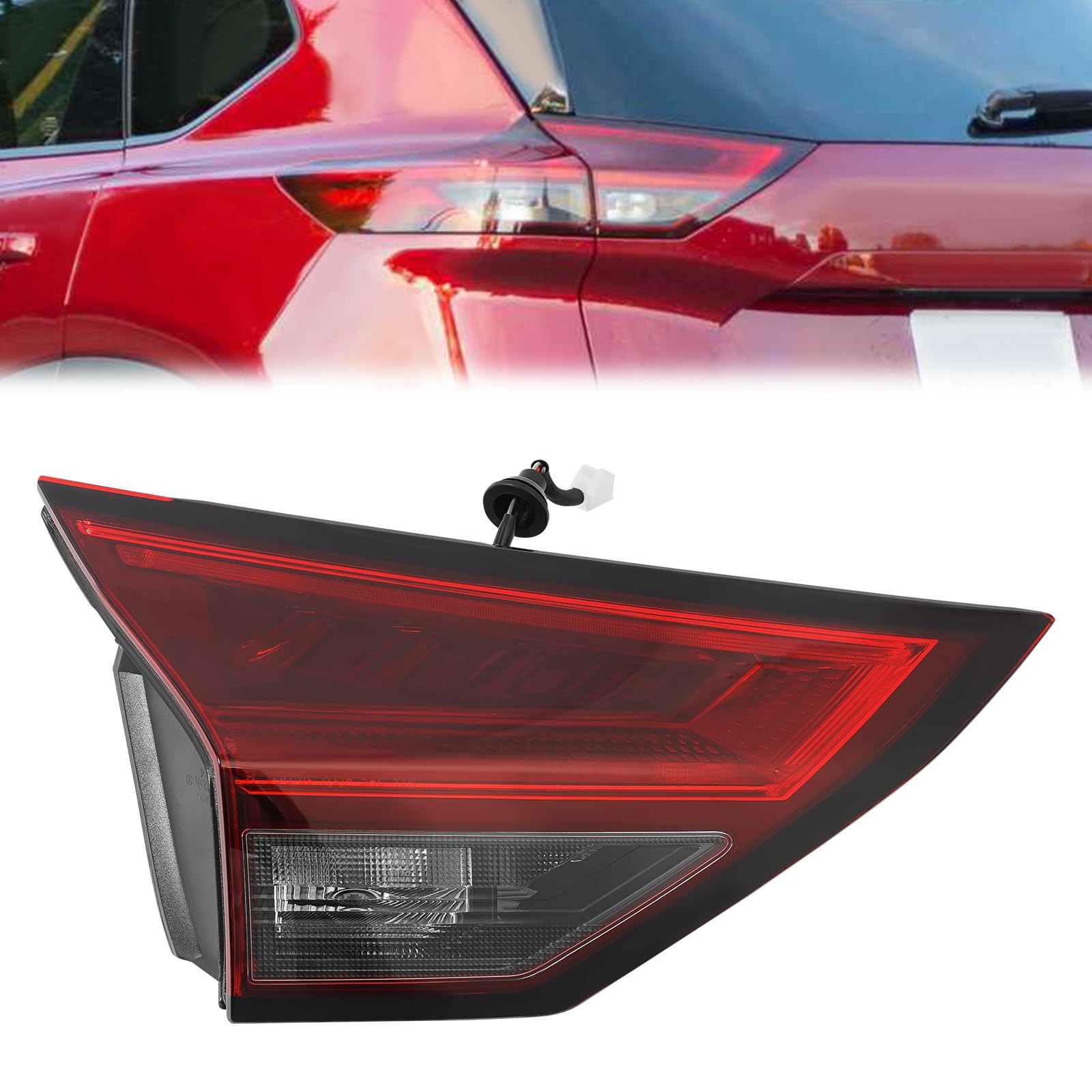 2021-2023 Nissan Rogue Inner Tail Light LED Black 26555-6RR1A 26550-6RR1A Left