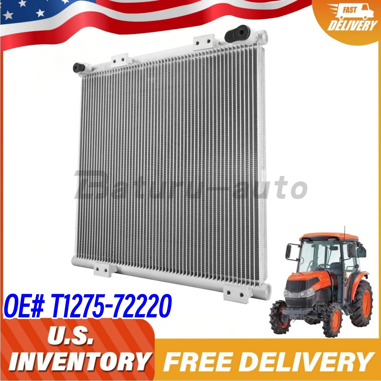 Air Conditioning Condenser T1275-72220 For Kubota L3240 L3540 L3940 L5740 L4740