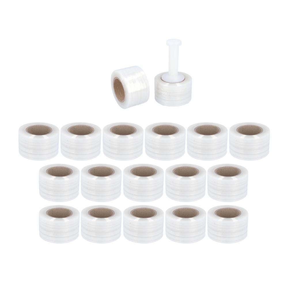 3″x700′ 120 Gauge Cast Hand Stretch Wrap Clear Shrink Film 18 Rolls Made in USA